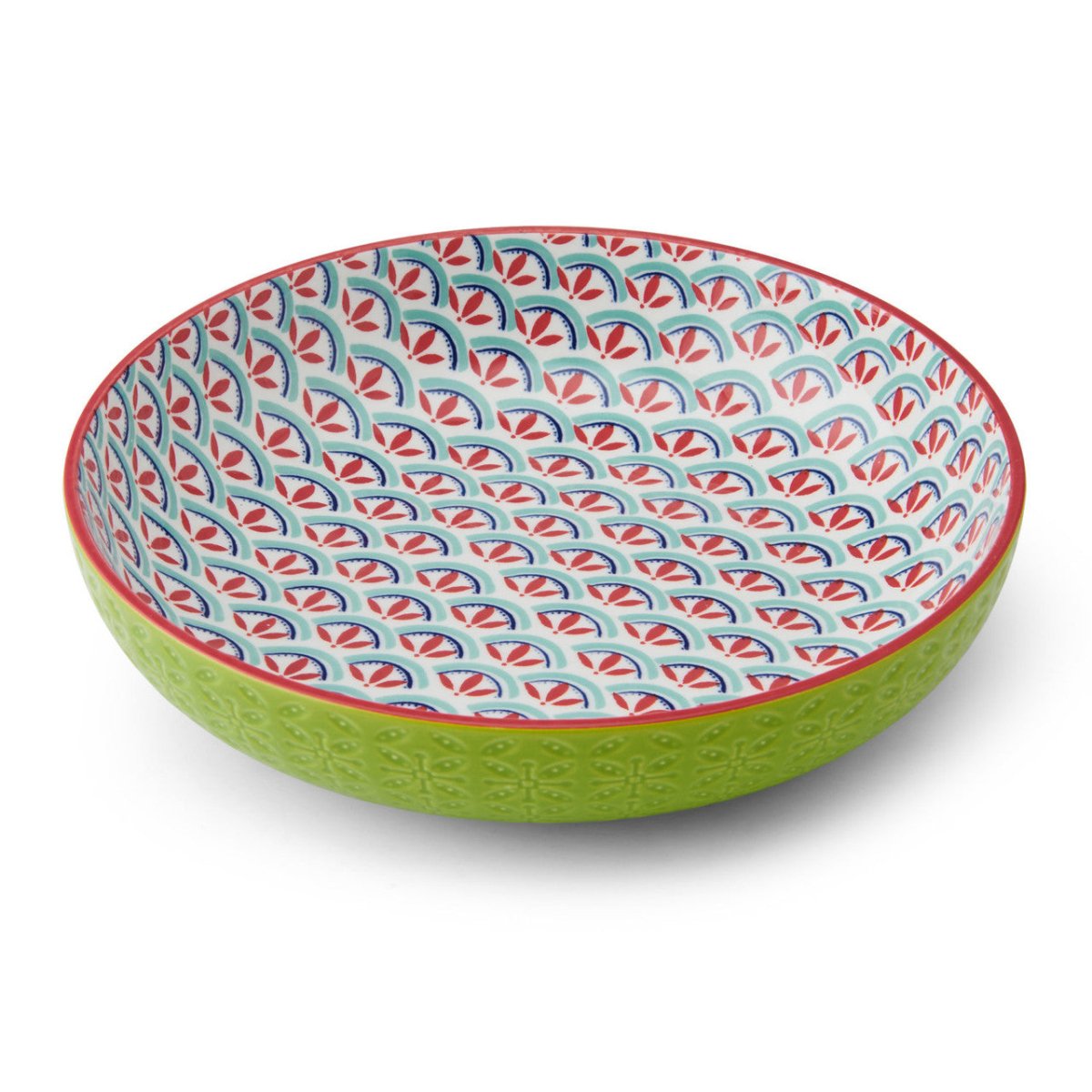 Mikasa Geometric Line Stoneware Bowl, 21 cm - RUTHERFORD & Co