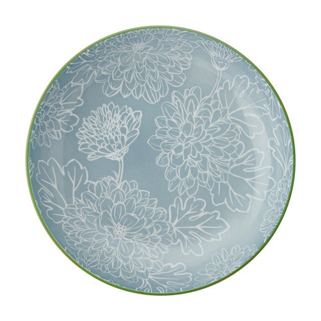 Mikasa Leaf & Geometric Stoneware Bowl, 21 cm - RUTHERFORD & Co