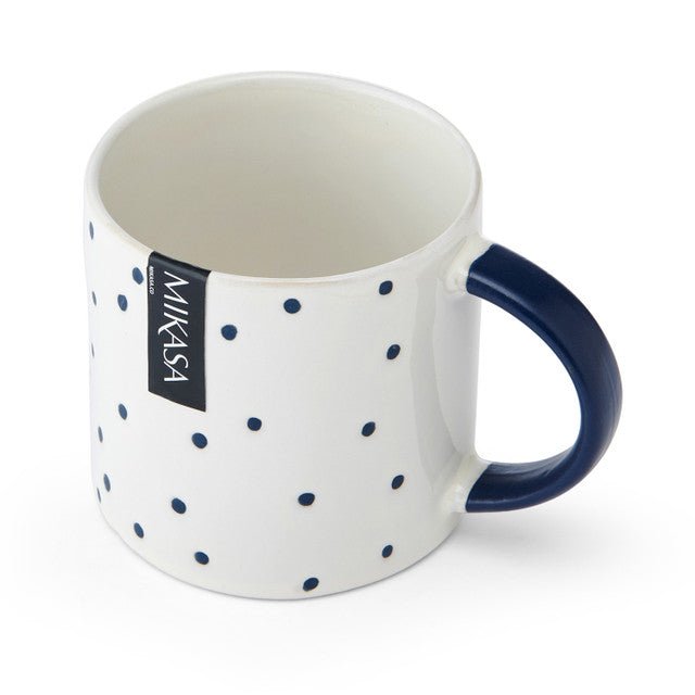 Mikasa Spotty Stoneware Mug, 390ml - RUTHERFORD & Co