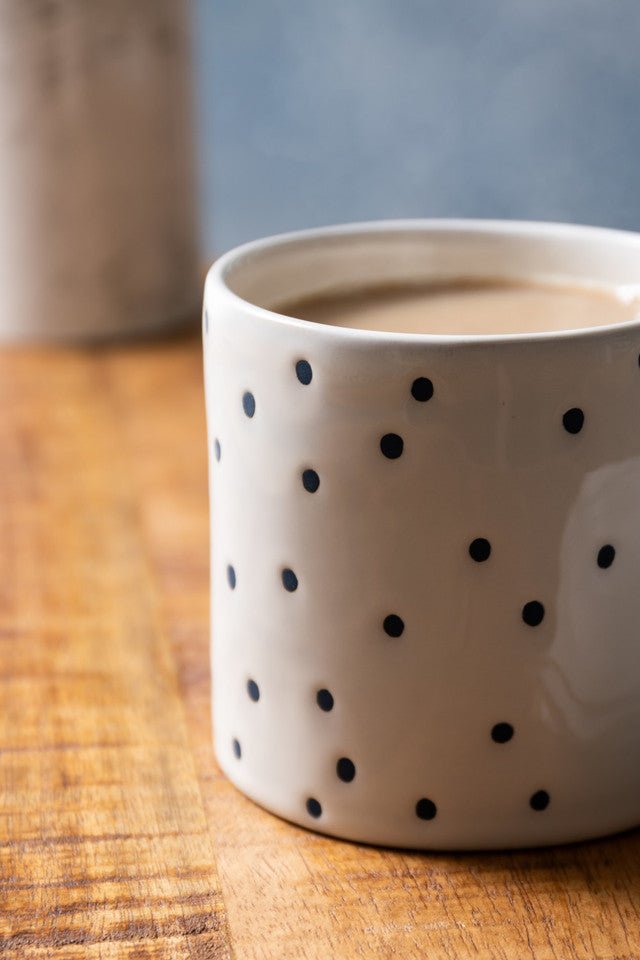Mikasa Spotty Stoneware Mug, 390ml - RUTHERFORD & Co