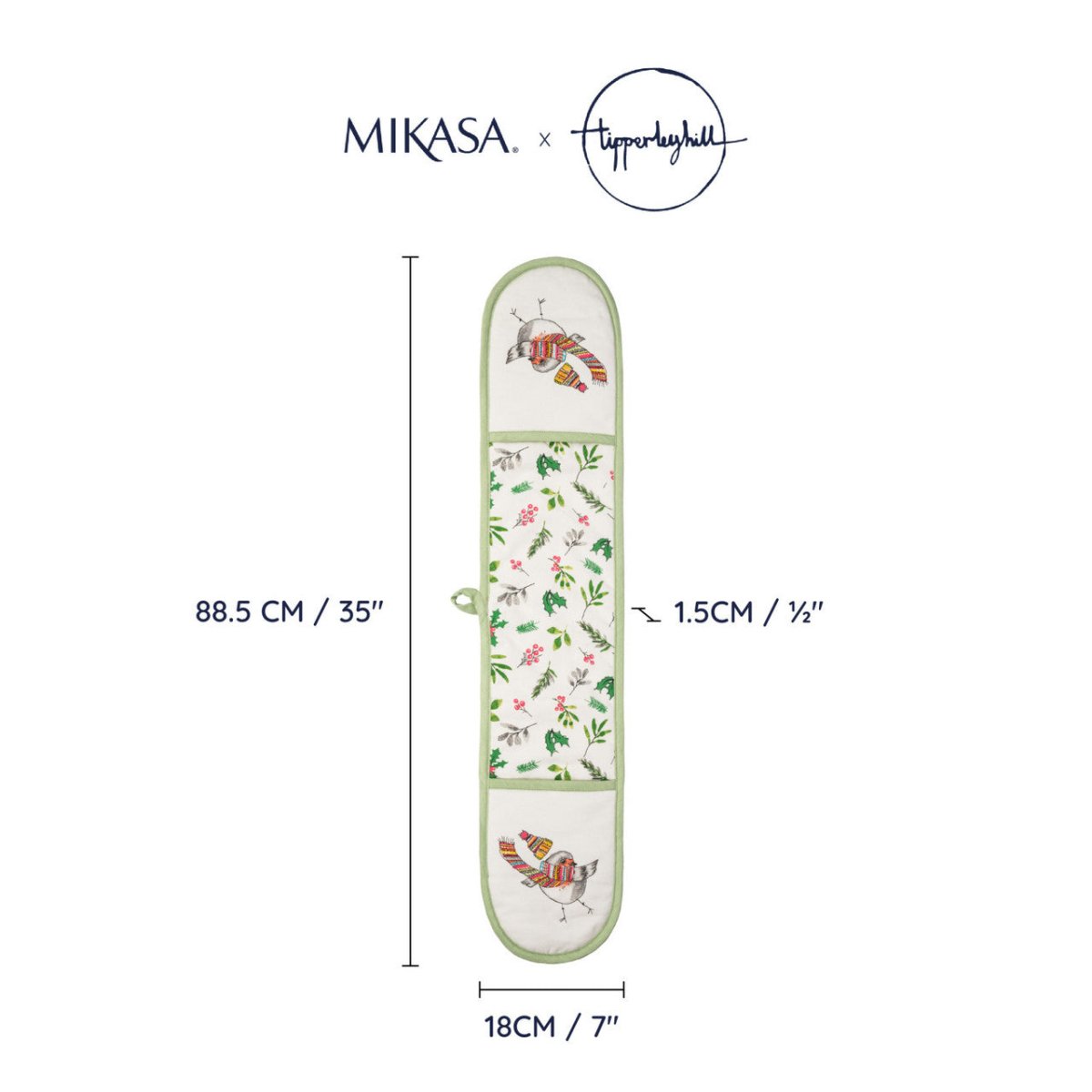 Mikasa TipperleyHill Robin Cotton Double Oven Glove - RUTHERFORD & Co