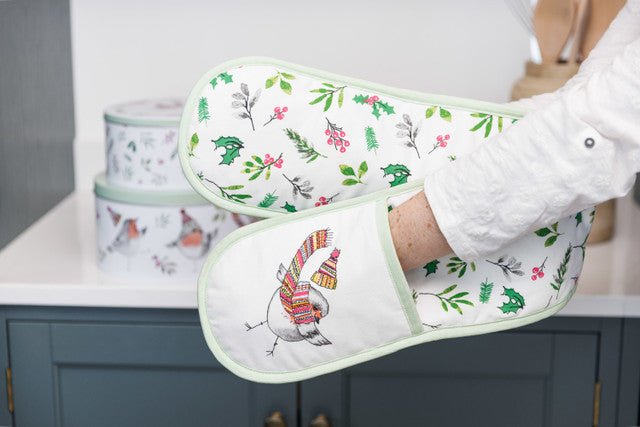 Mikasa TipperleyHill Robin Cotton Double Oven Glove - RUTHERFORD & Co