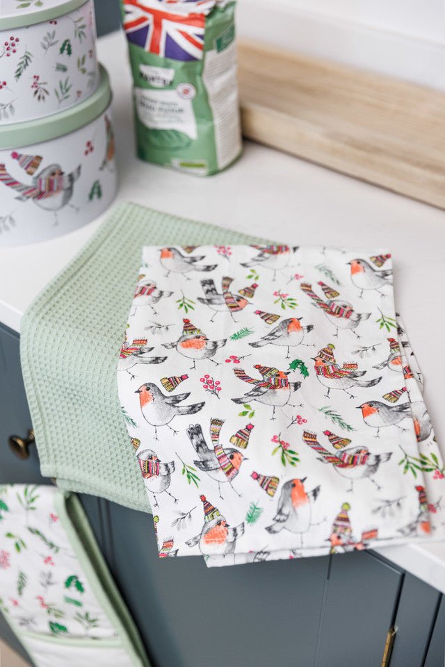 Mikasa TipperleyHill Robin Cotton Tea Towel, Set of 2 - RUTHERFORD & Co