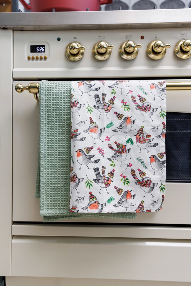 Mikasa TipperleyHill Robin Cotton Tea Towel, Set of 2 - RUTHERFORD & Co