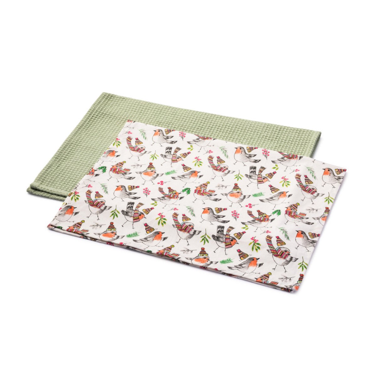 Mikasa TipperleyHill Robin Cotton Tea Towel, Set of 2 - RUTHERFORD & Co