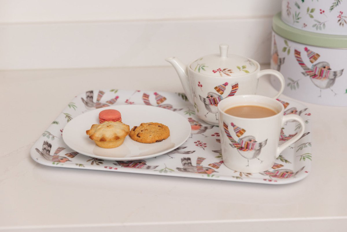 Mikasa TipperleyHill Robin Large Rectangle Tray, 43.5cm - RUTHERFORD & Co