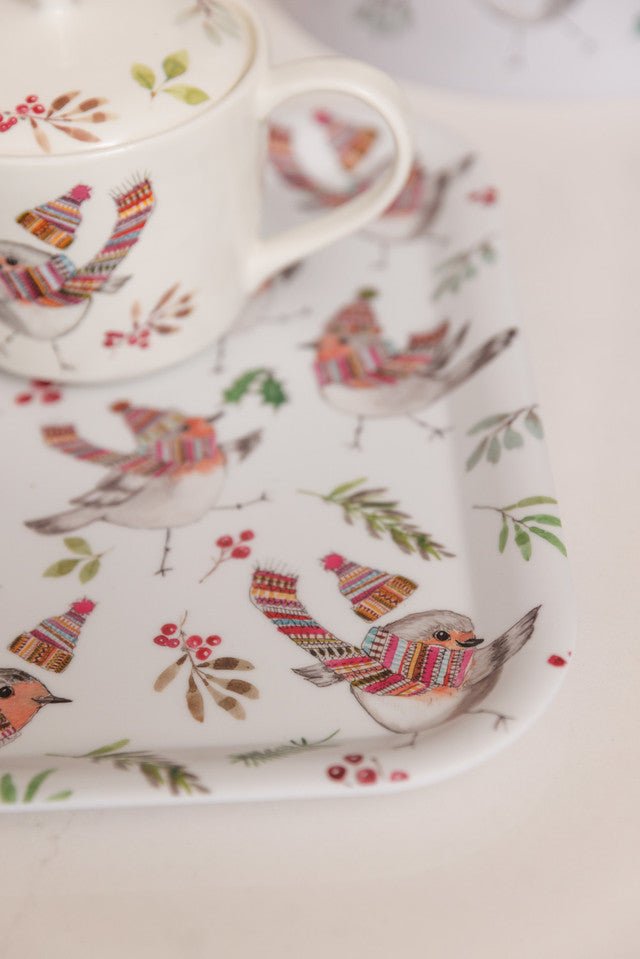 Mikasa TipperleyHill Robin Large Rectangle Tray, 43.5cm - RUTHERFORD & Co