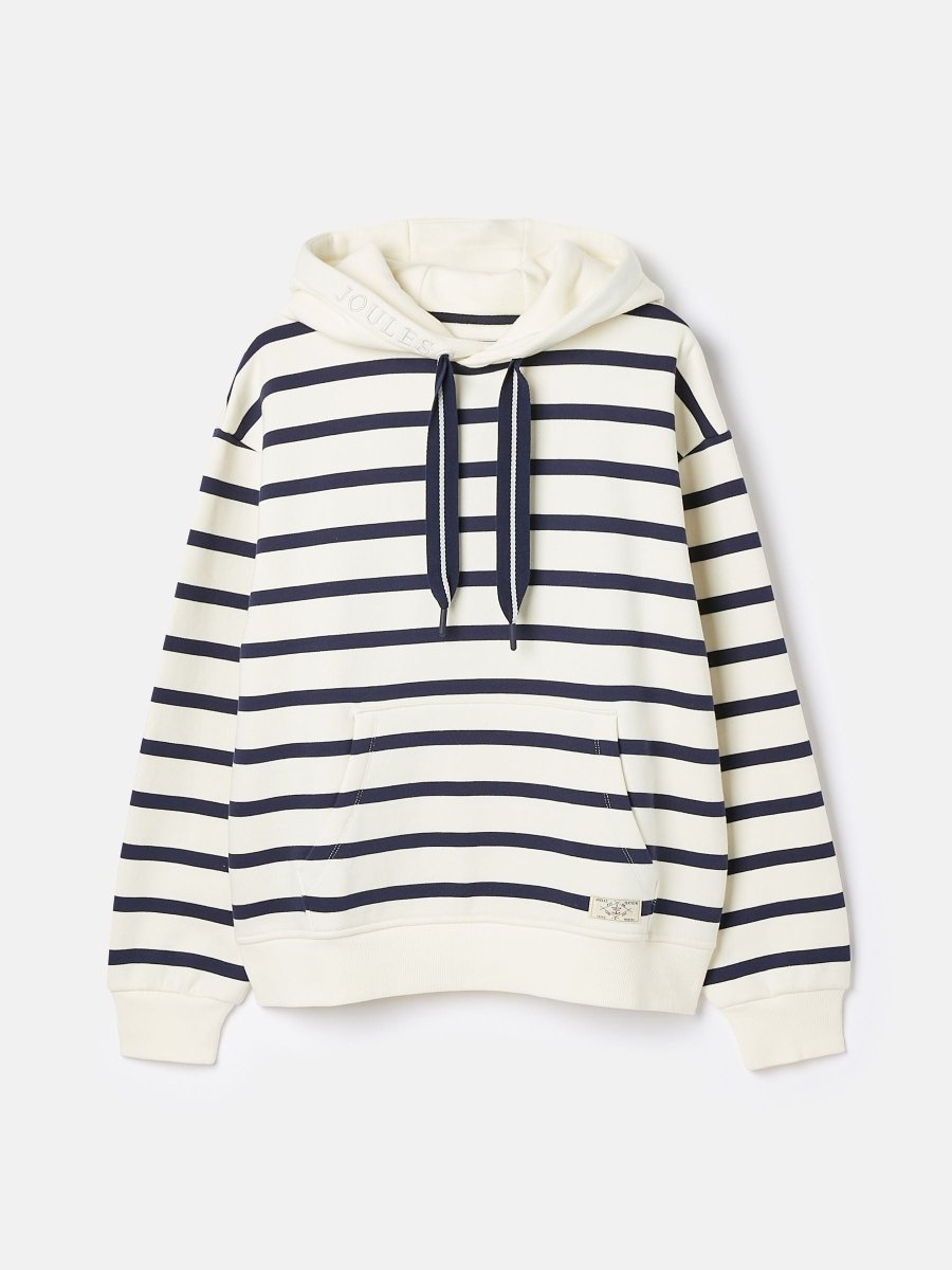 Milbourne Navy/White Hoodie - RUTHERFORD & Co