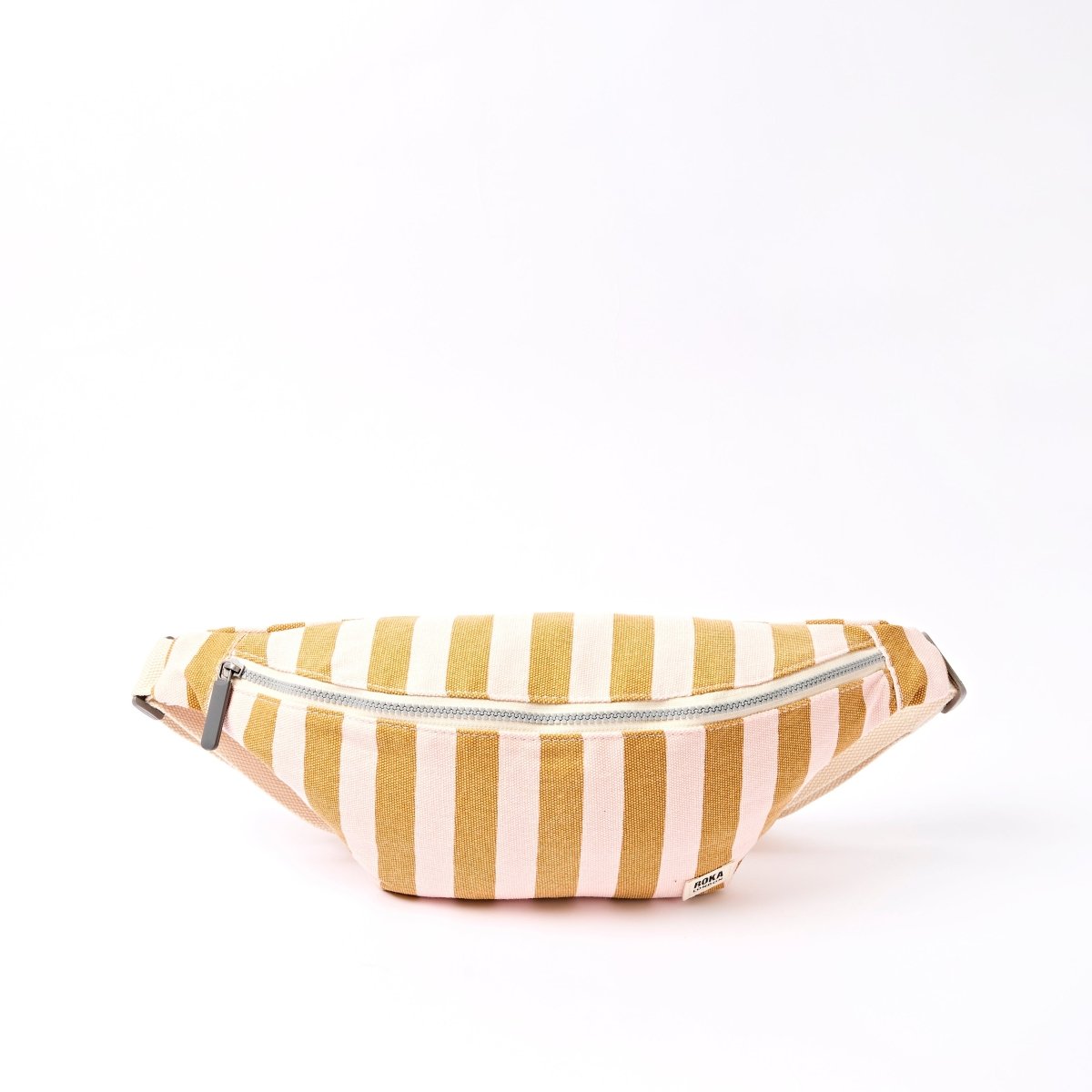 Mill Hill Crossbody Bag in Rose Gold Stripe - RUTHERFORD & Co
