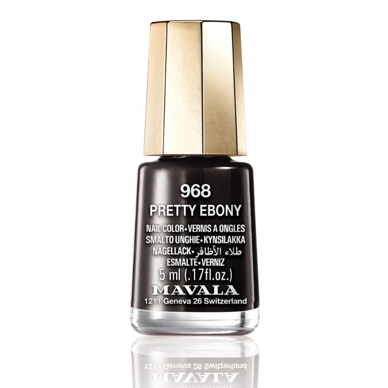 Mini Color Nail Polish Black - RUTHERFORD & Co