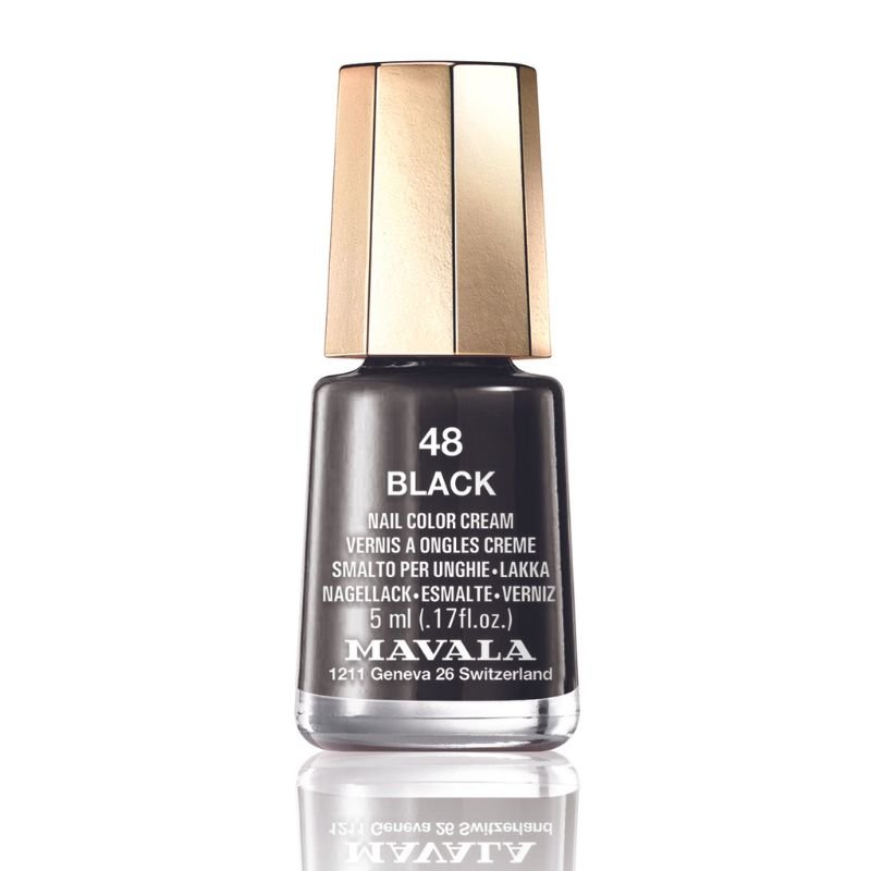 Mini Color Nail Polish Black - RUTHERFORD & Co