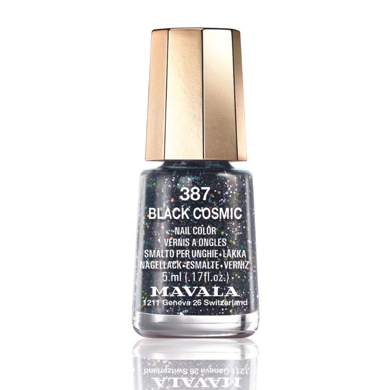 Mini Color Nail Polish Black - RUTHERFORD & Co