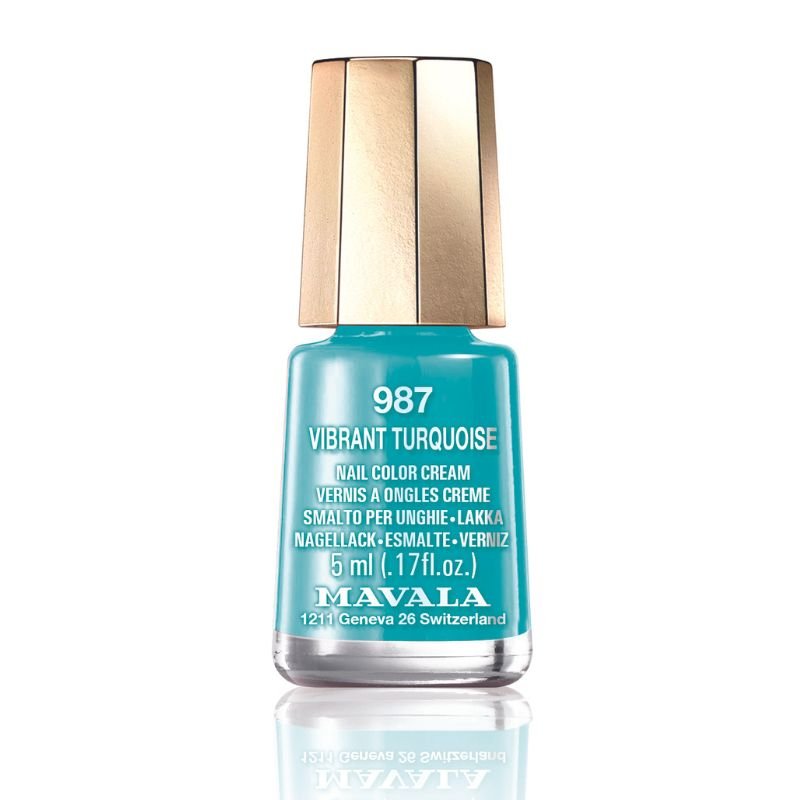 Mini Color Nail Polish Blue - RUTHERFORD & Co