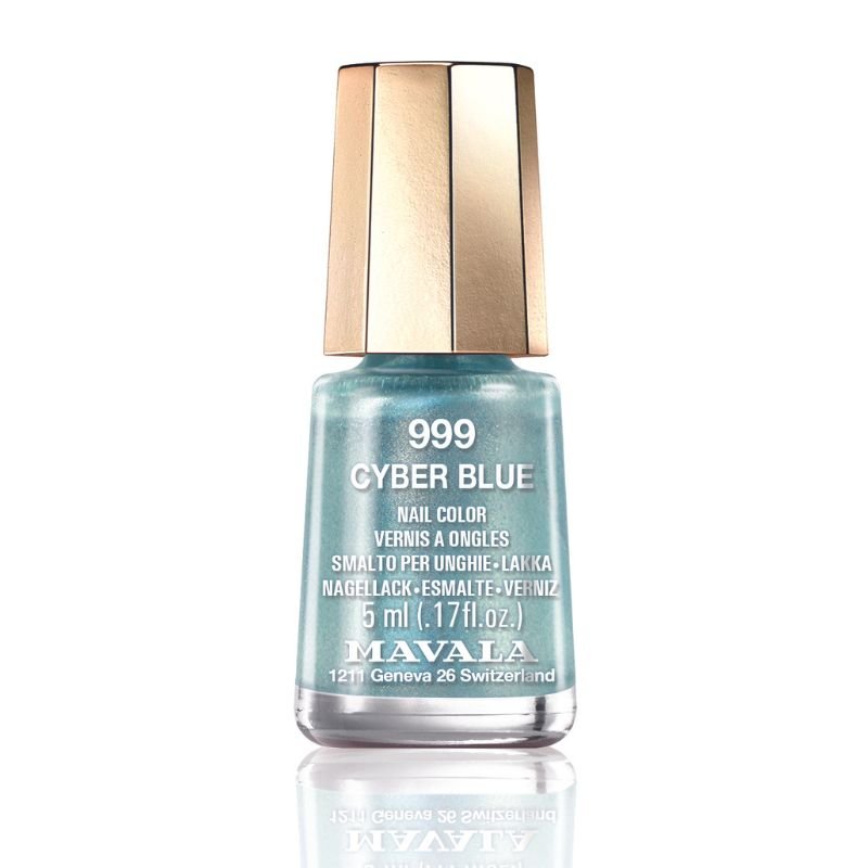 Mini Color Nail Polish Blue - RUTHERFORD & Co