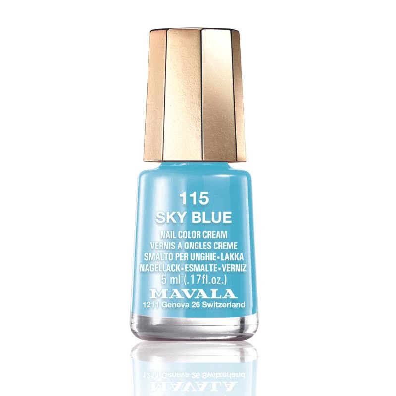 Mini Color Nail Polish Blue - RUTHERFORD & Co