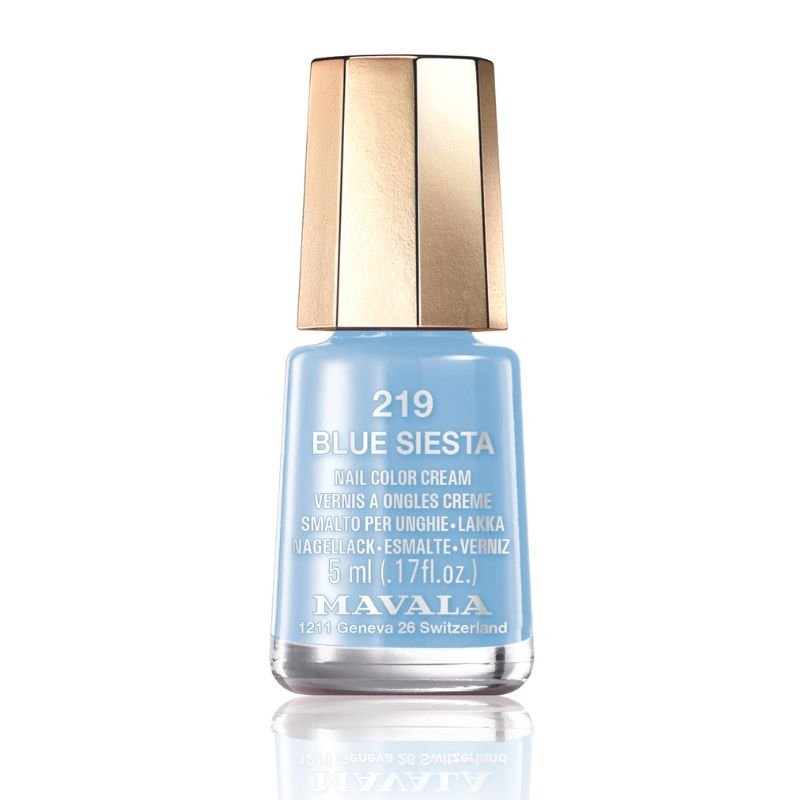 Mini Color Nail Polish Blue - RUTHERFORD & Co