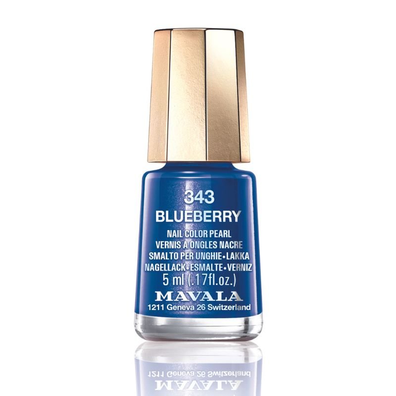 Mini Color Nail Polish Blue - RUTHERFORD & Co