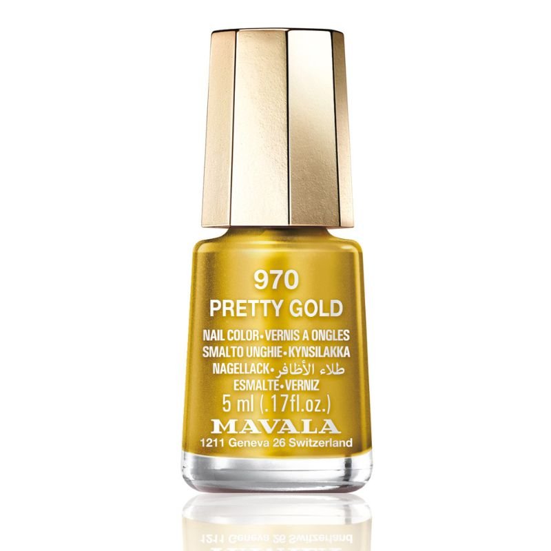 Mini Color Nail Polish Gold - RUTHERFORD & Co
