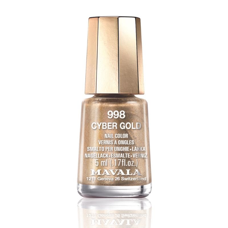 Mini Color Nail Polish Gold - RUTHERFORD & Co