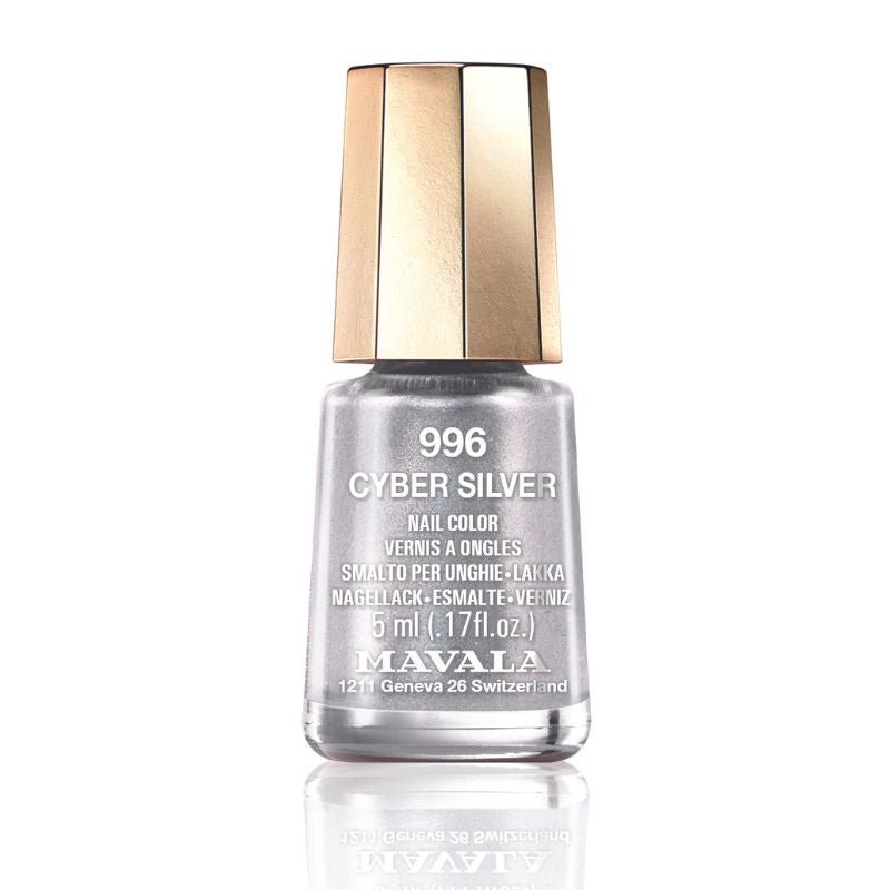 Mini Color Nail Polish Silver - RUTHERFORD & Co