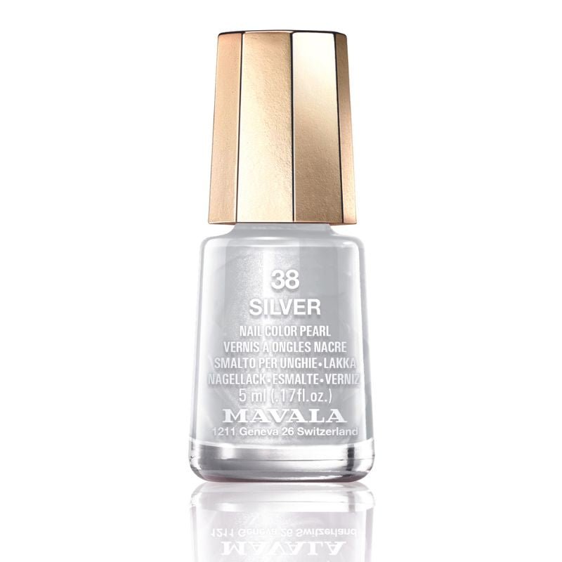 Mini Color Nail Polish Silver - RUTHERFORD & Co