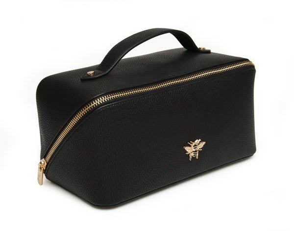 Mini Train Case/Black - RUTHERFORD & Co