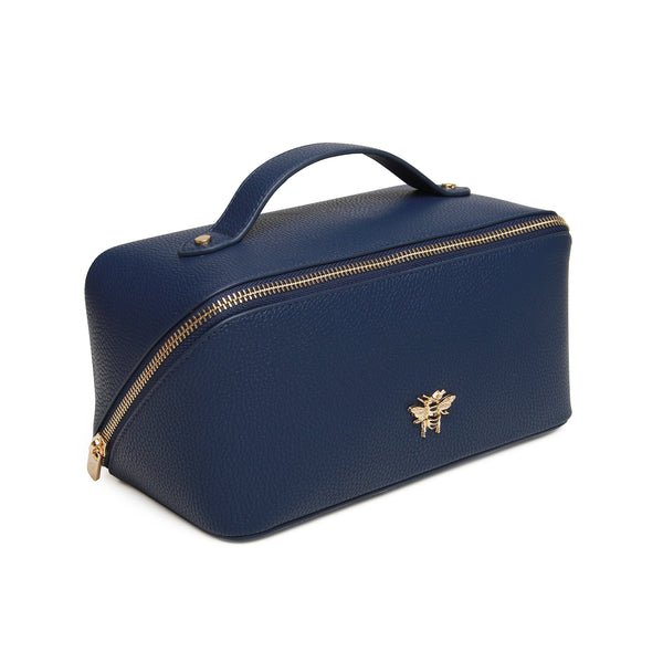 Mini Train Case/Navy - RUTHERFORD & Co