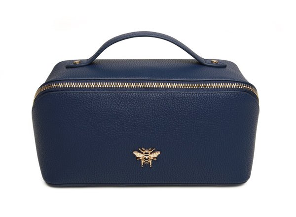 Mini Train Case/Navy - RUTHERFORD & Co