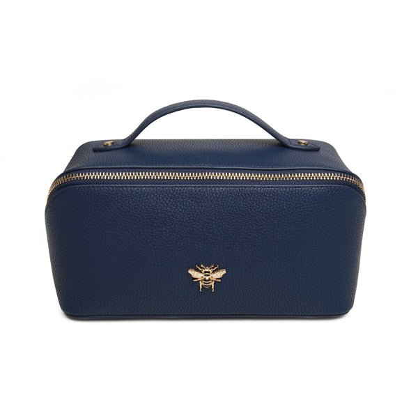 Mini Train Case/Navy - RUTHERFORD & Co