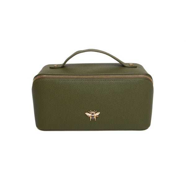 Mini Train Case/Olive - RUTHERFORD & Co