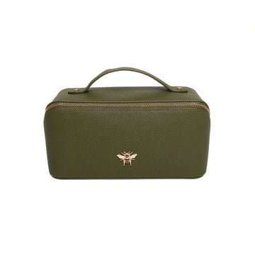 Mini Train Case/Olive - RUTHERFORD & Co