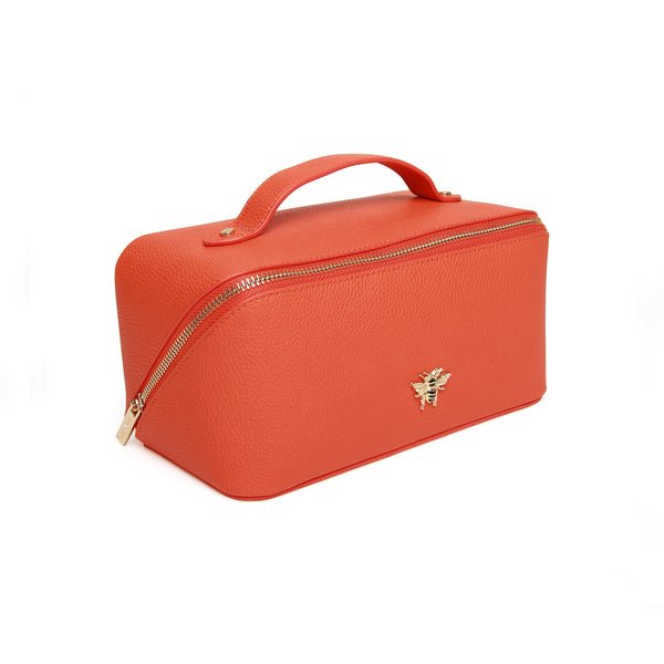 Mini Train Case/Orange - RUTHERFORD & Co