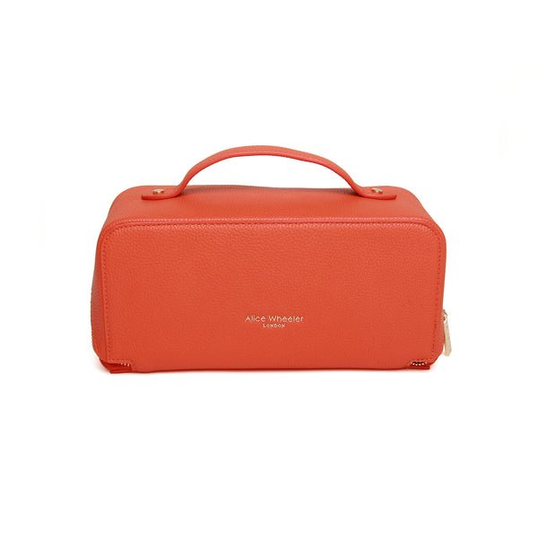 Mini Train Case/Orange - RUTHERFORD & Co