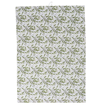 Mistletoe Cotton Tea Towel - RUTHERFORD & Co