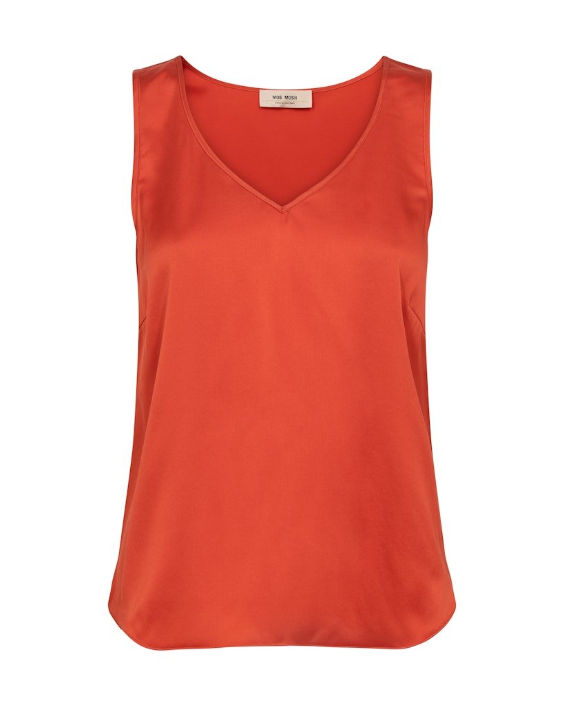 MMAstrid V - Neck Silk Tank Top - RUTHERFORD & Co