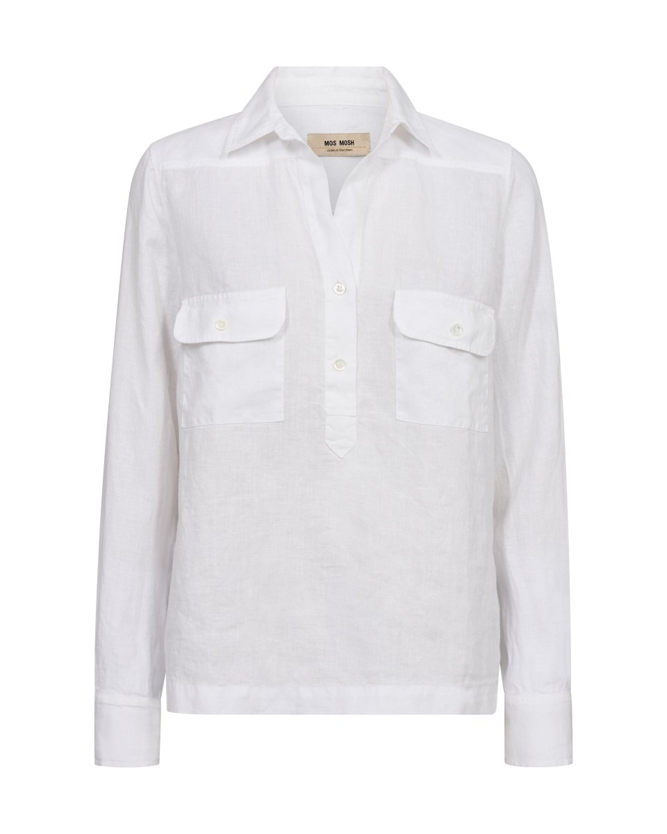MMEnna Linen Pocket Blouse - RUTHERFORD & Co
