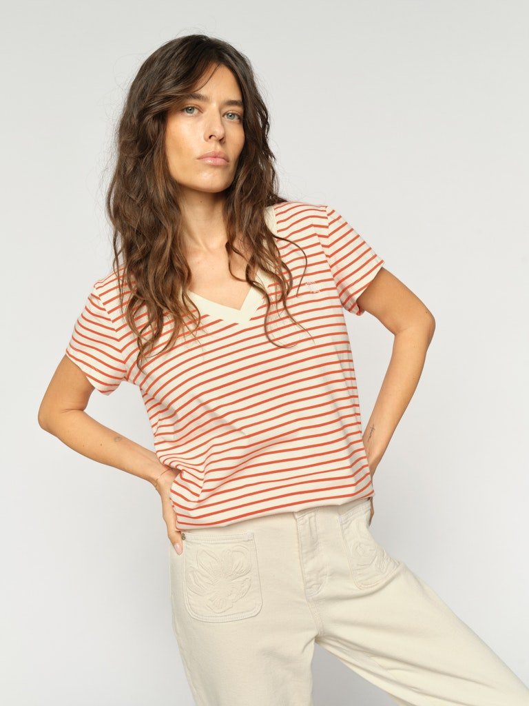 MMKala V - SS Stripe Tee - RUTHERFORD & Co