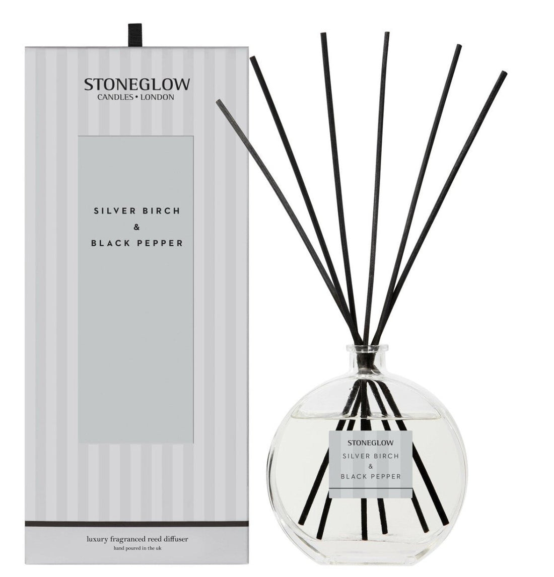 Modern Classics - Silver Birch & Black Pepper - Reed Diffuser Large 460ml - RUTHERFORD & Co