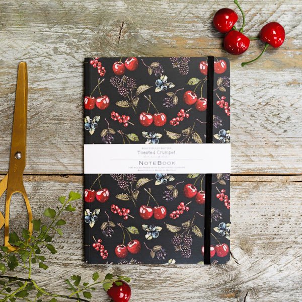 Mon Cheri (Noir) A5 Lined Notebook - RUTHERFORD & Co