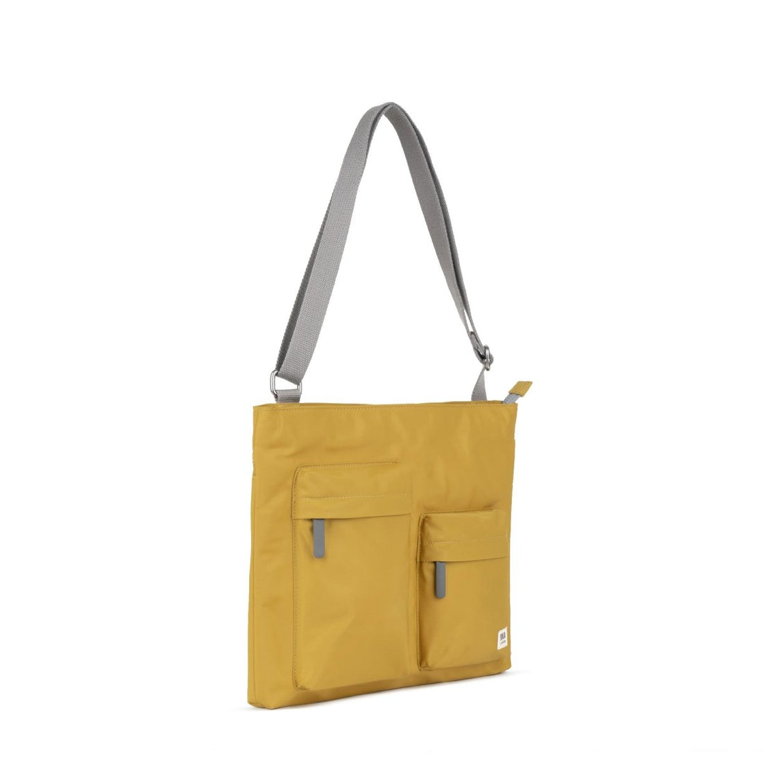 Moorgate Messenger Bag Medium Recycled Nylon - Corn - RUTHERFORD & Co