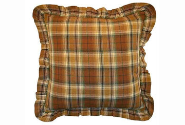 Moorland plaid cushion - RUTHERFORD & Co