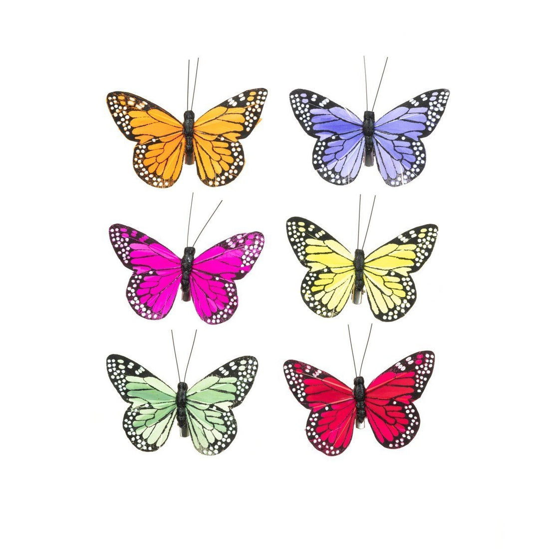 Multi Butterfly Clip 9cm/Astd - RUTHERFORD & Co