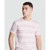 Multi Stripe T-Shirt In Parfait Pink - RUTHERFORD & Co