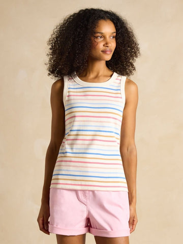 Multi Striped Premium Ribbed Jersey Vest - RUTHERFORD & Co