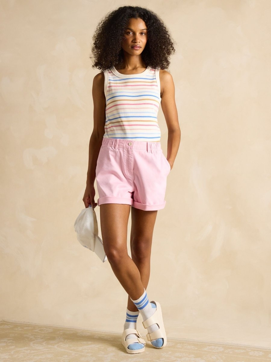 Multi Striped Premium Ribbed Jersey Vest - RUTHERFORD & Co