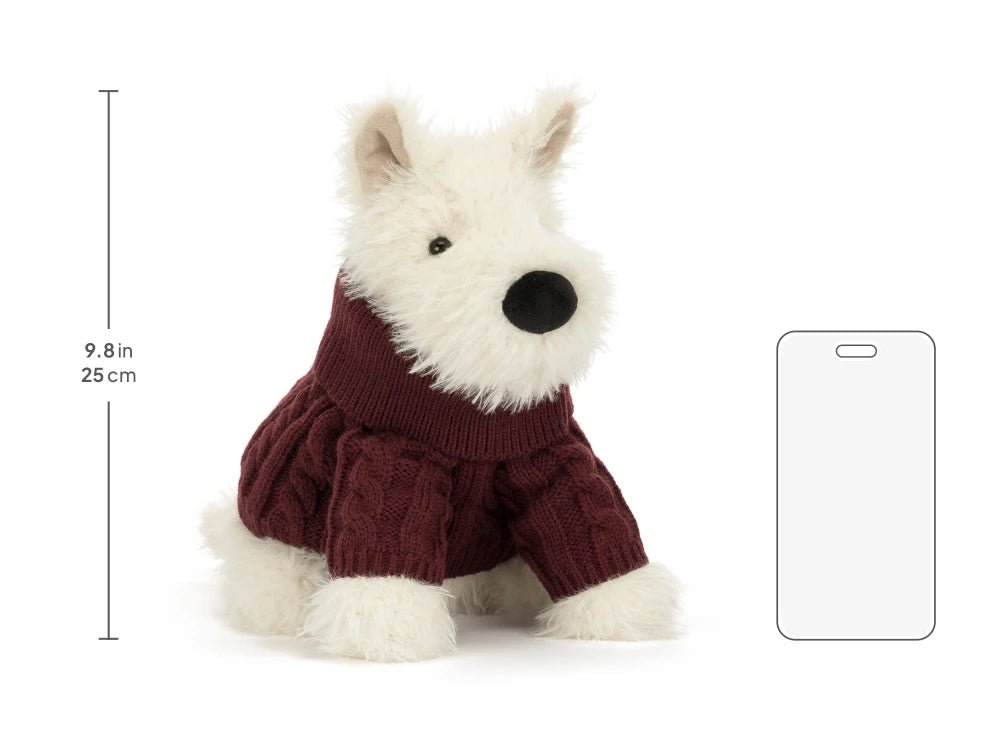 Munro Scottie Dog 'Winter Jumper' - RUTHERFORD & Co