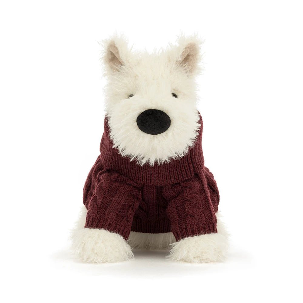 Munro Scottie Dog 'Winter Jumper' - RUTHERFORD & Co