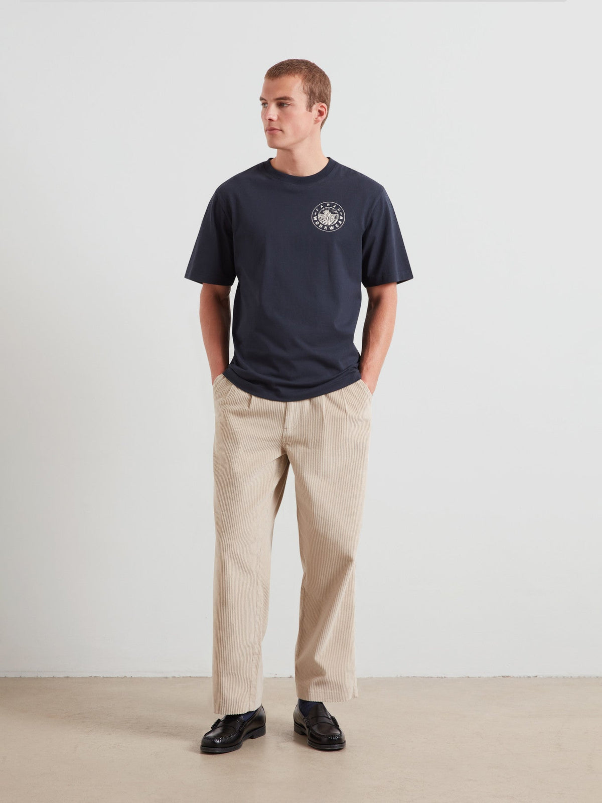 Haise Graphic T-Shirt In True Navy