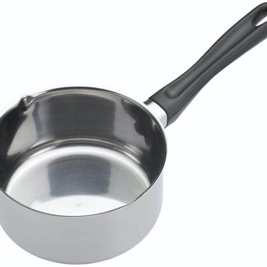 KitchenCraft Stainless Steel 14cm Milk pan (0.7 Litres) - RUTHERFORD & Co