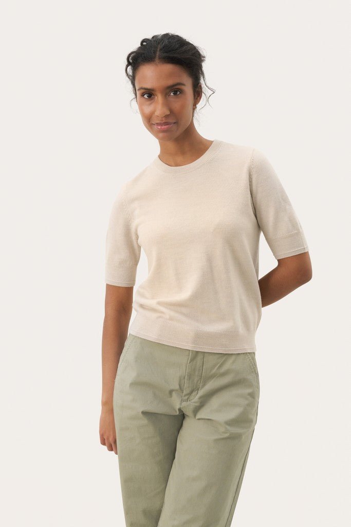 NatanyaPW Pullover - Natural Melange - RUTHERFORD & Co
